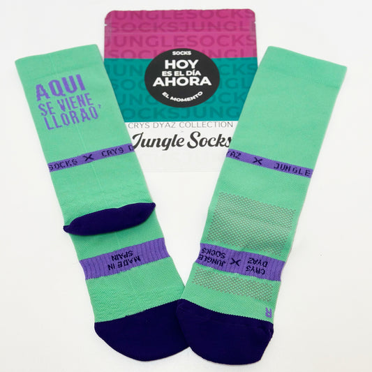 Aquí se viene llorao color verde Technical by Crys Dyaz